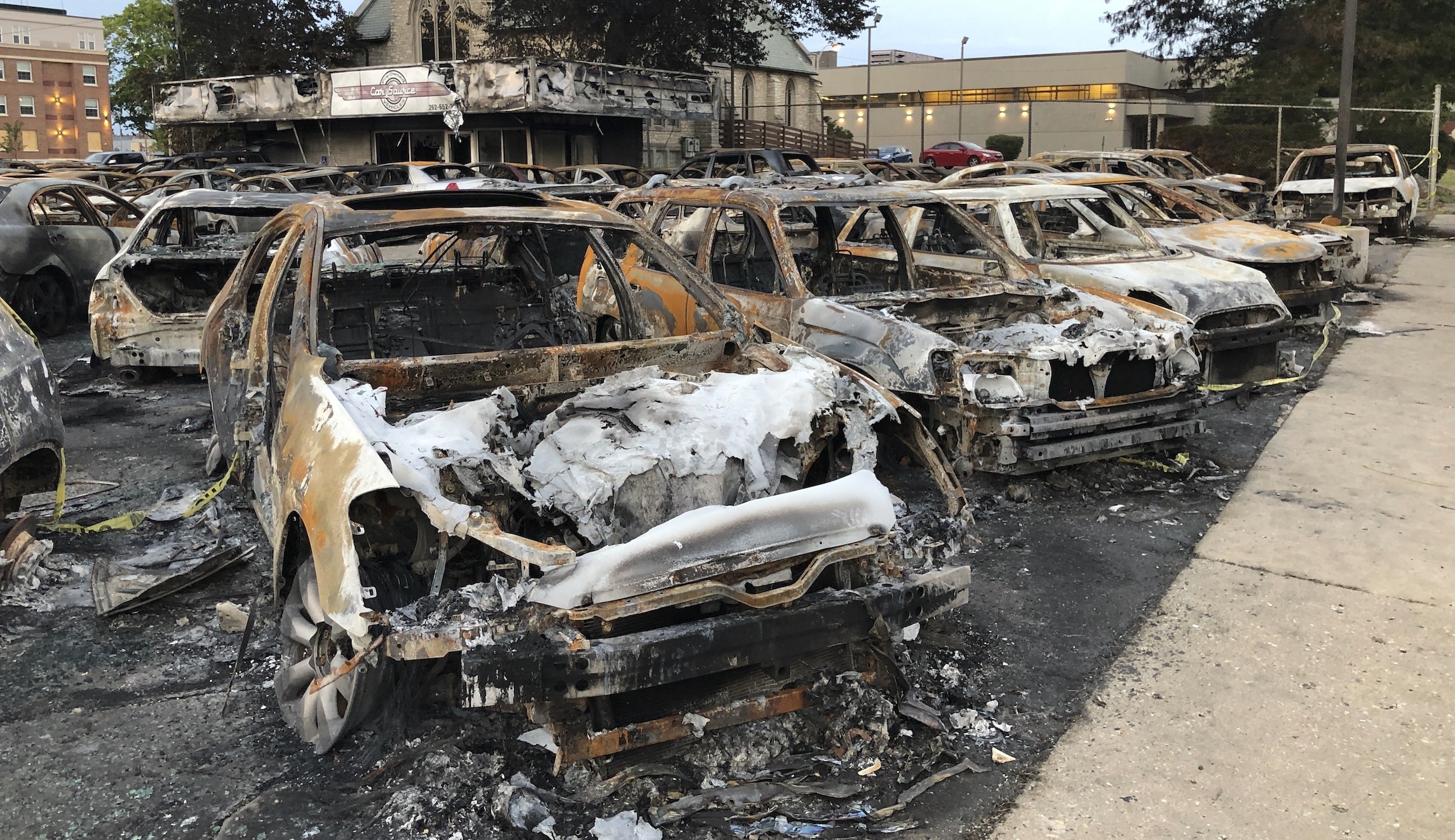 Trump ‘has been trying to incite violence this entire summer,’ says Biden spokeswoman
