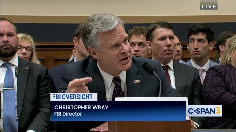 Republicans grill FBI Director Wray about school board parents targeted