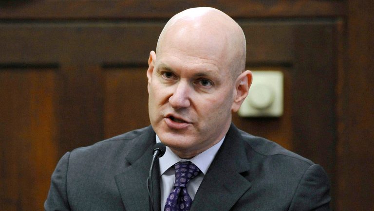 FILE - In this June 4, 2009 file photo, psychiatrist Keith Ablow testifies during the kidnapping trial of Christian Karl Gerhartsreiter, also known as Clark Rockefeller, in Suffolk Superior Court in Boston. Two patients of the renowned Massachusetts psychiatrist filed medical malpractice lawsuits Thursday, Feb. 21, 2019, alleging he pressured them into sexual relationships. Ablow also was sued for malpractice by a patient in 2018. His lawyer said that Ablow denies any and all allegations. 