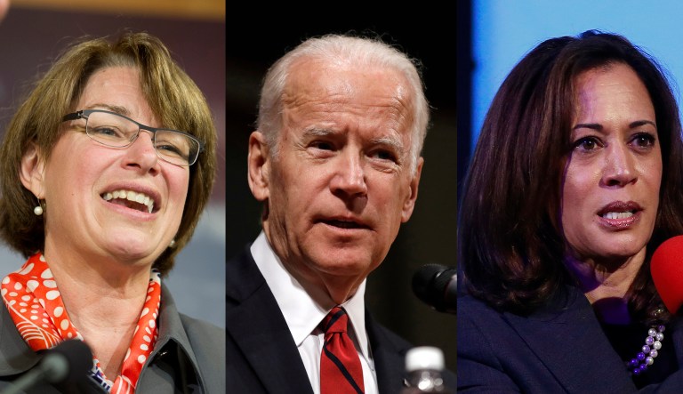 Amy Klobuchar Joe Biden Kamala Harris