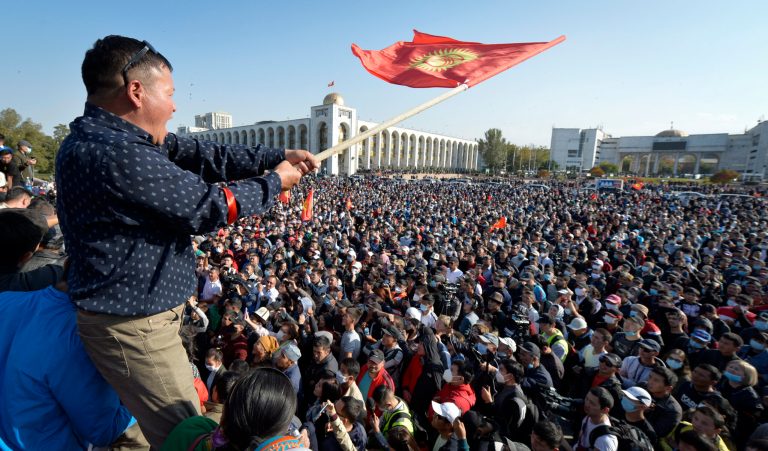 Protesters in Kyrgyzstan seize parliament building over disputed election