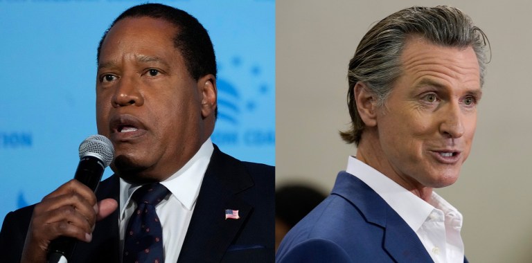 Larry Elder throws support behind recall effort against Gavin Newsom