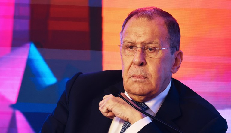 Lavrov stumbles into laughter as India hosts debate over Russia’s invasion of Ukraine