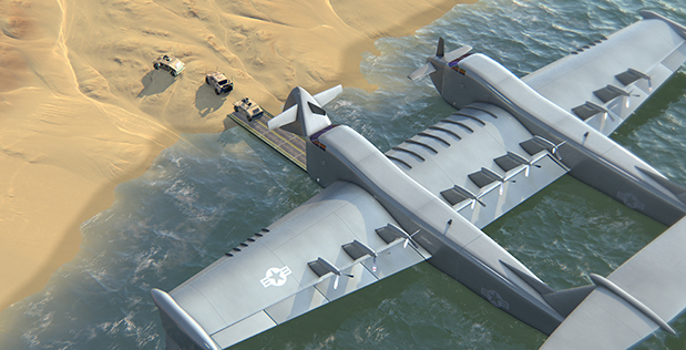 DARPA begins designing massive carrier seaplane