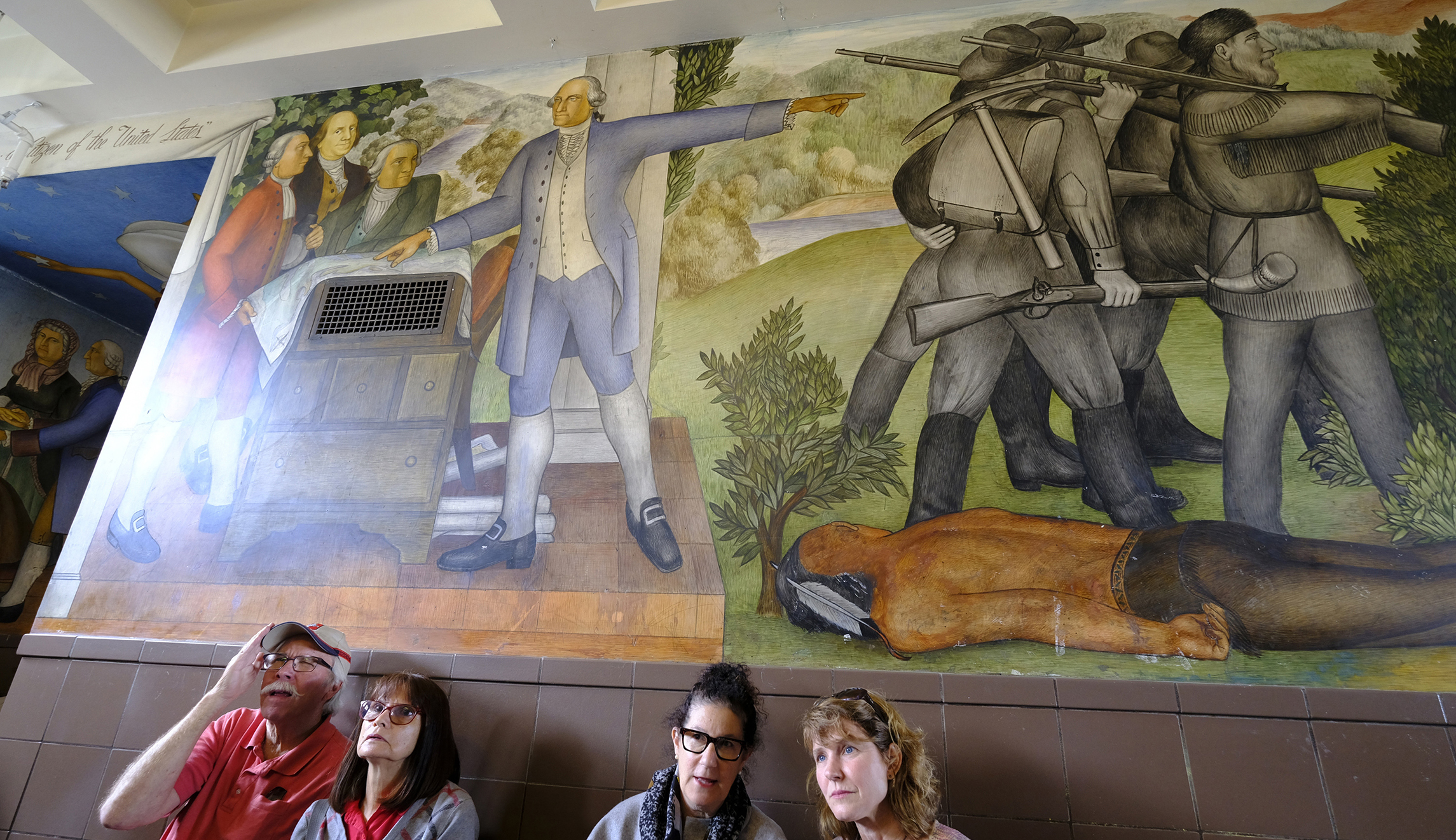 San Francisco school board votes to cover up ‘Life of Washington’ mural