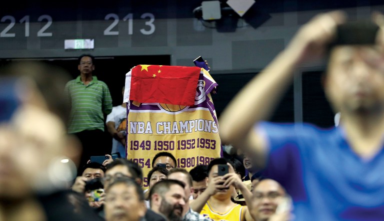 The NBA flops on free speech