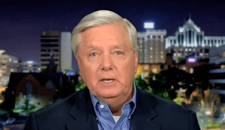 Sen. Lindsey Graham (R-SC) speaks with Fox News host Sean Hannity on Thursday, March 30, 2023.