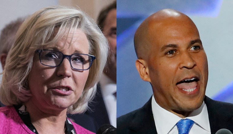 Liz Cheney and Cory Booker.