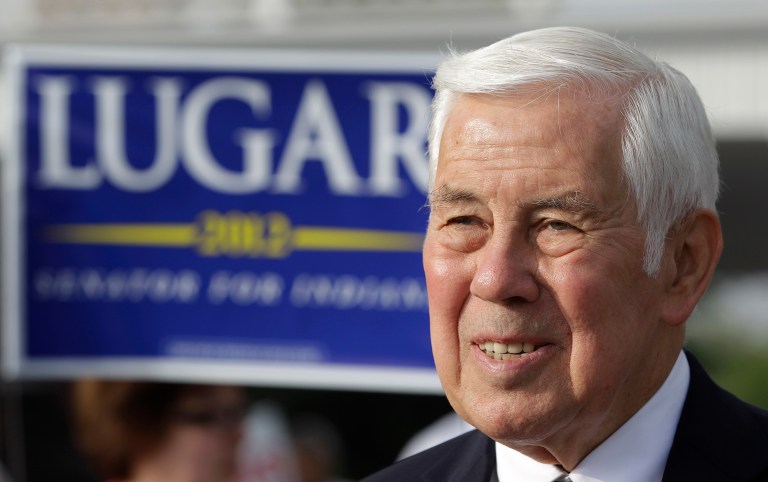 Dick Lugar, veteran GOP moderate who worked with Democrats on foreign policy as Senator, dies at 87