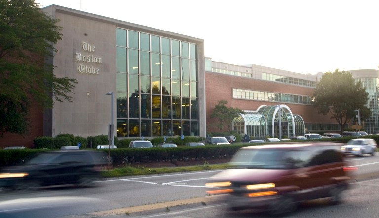 The Boston Globe building in the Dorchester section of Boston, Massacusettes on Monday,  July 6, 2009. 
