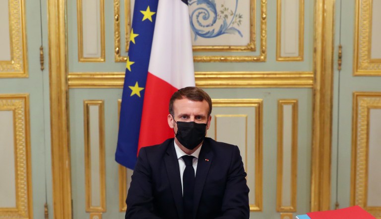 France’s Macron contracts coronavirus, showing symptoms