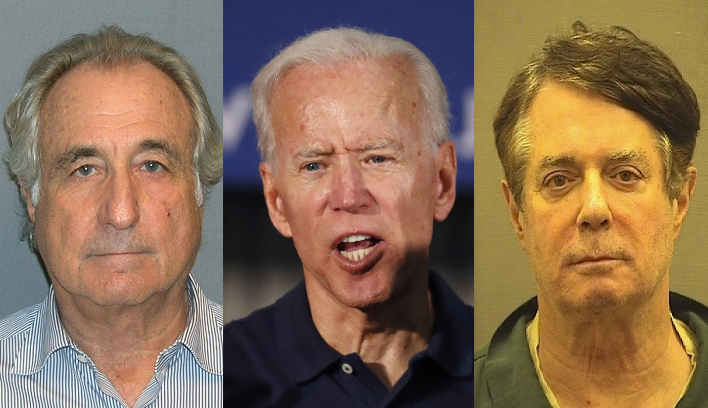Biden basically just called for the release of Bernie Madoff and Paul Manafort