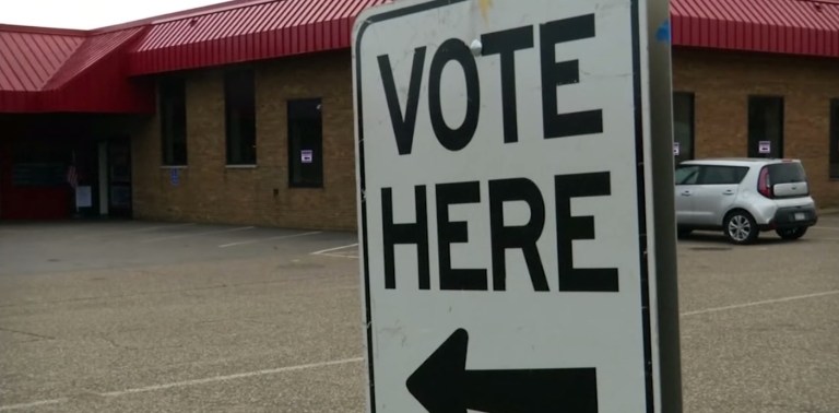 Maine polling place