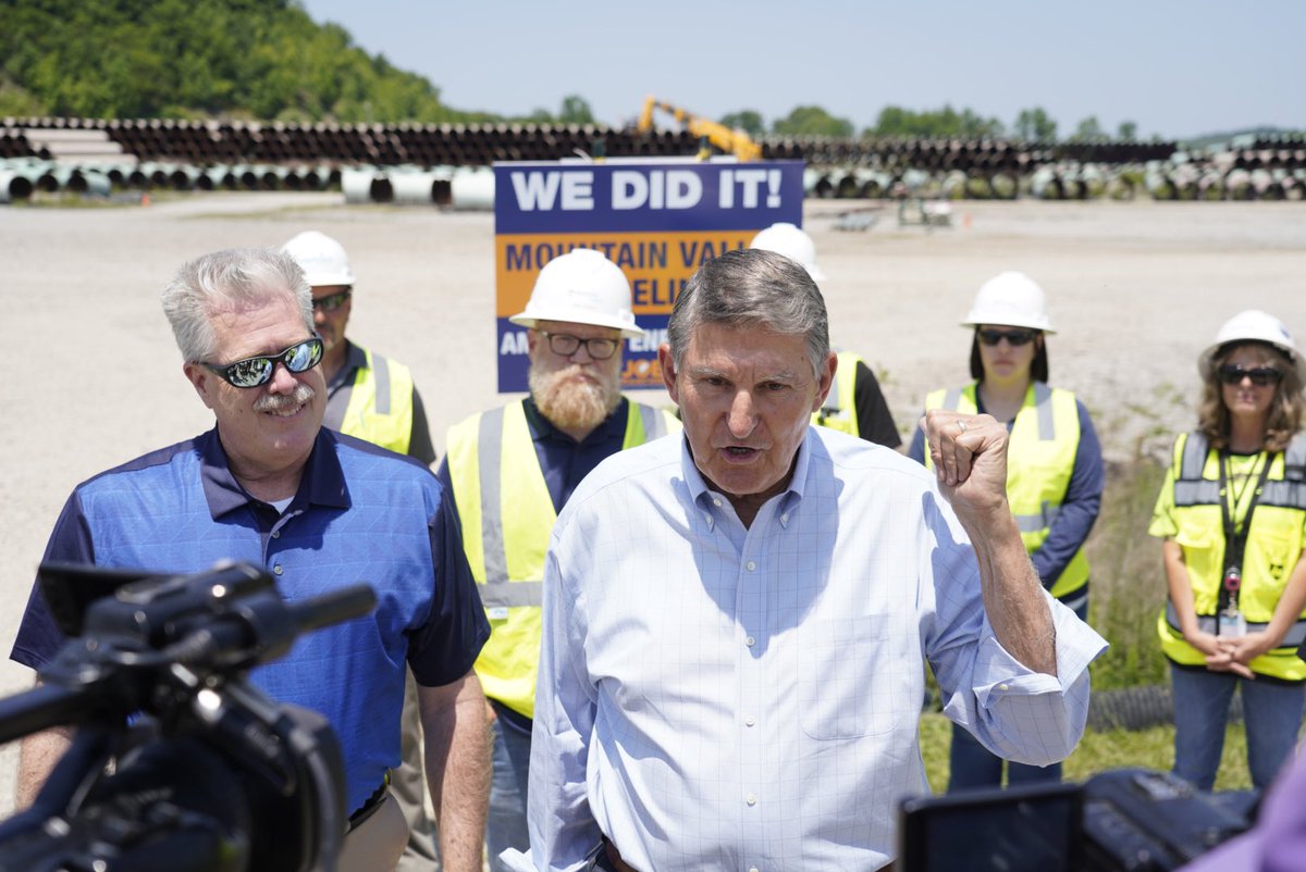 Manchin-backed Mountain Valley Pipeline completion expected by year’s end thanks to debt deal