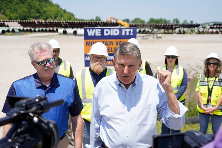 Manchin-backed Mountain Valley Pipeline completion expected by year’s end thanks to debt deal