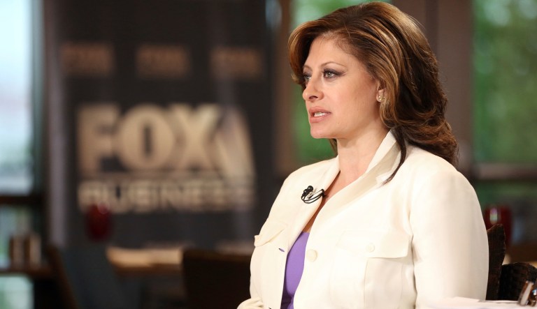 Host Maria Bartiromo on the "Mornings with Maria Bartiromo" program on the Fox Business Network Wednesday, April 18, 2018, in Dallas.