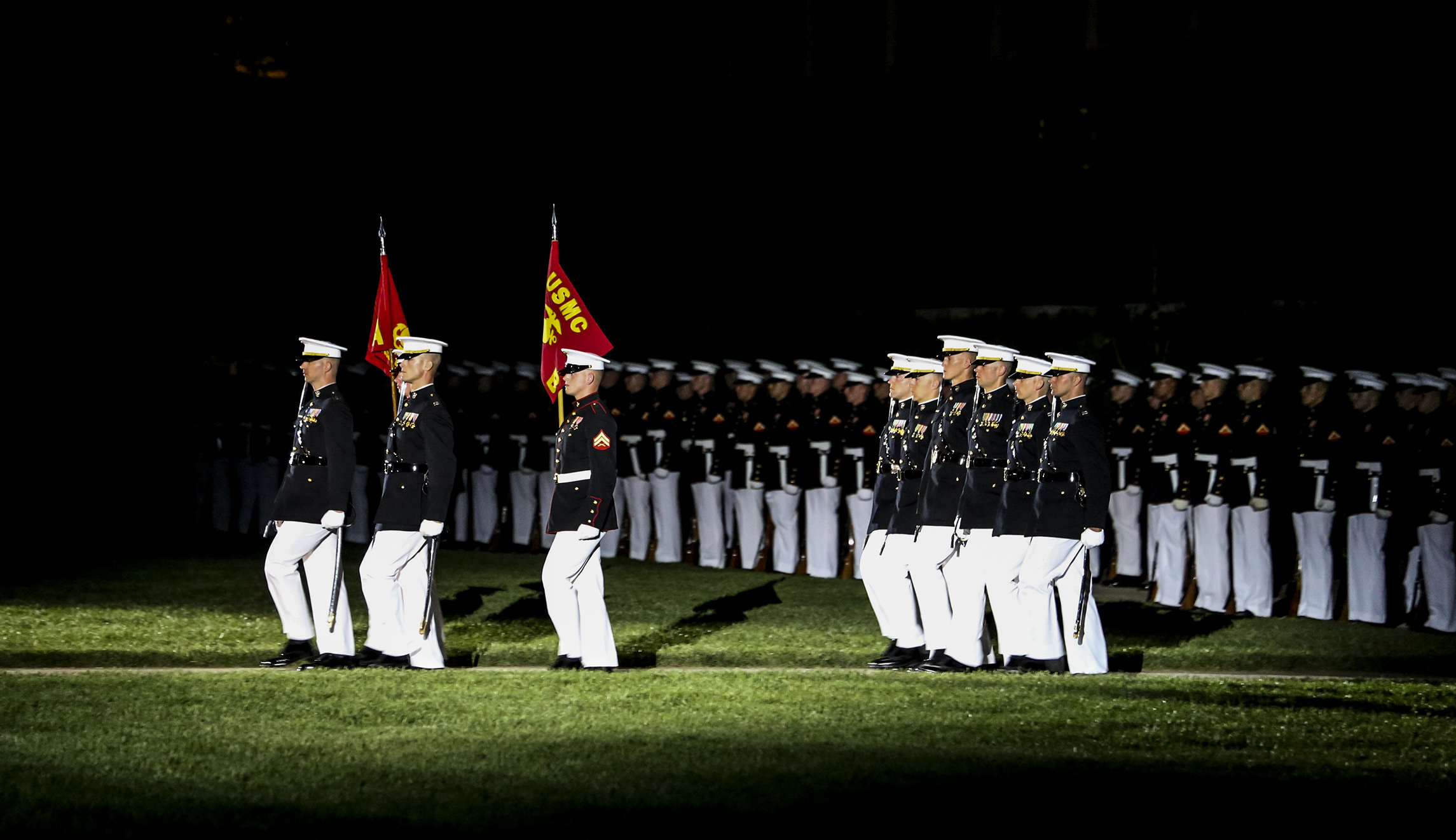 Marine guard hospitalized after accidental shooting