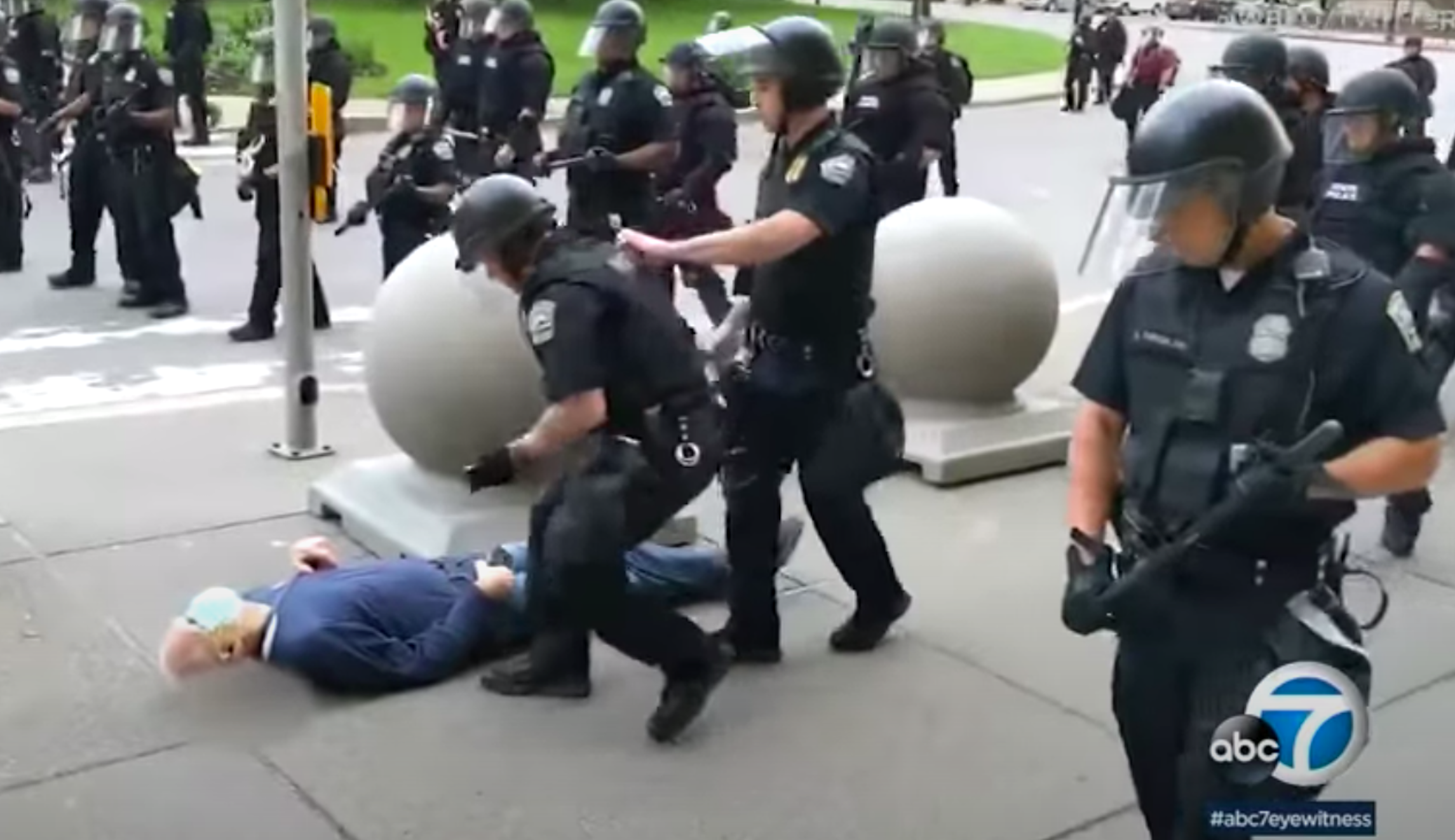 Grand jury declines to indict two Buffalo police officers who pushed elderly protester