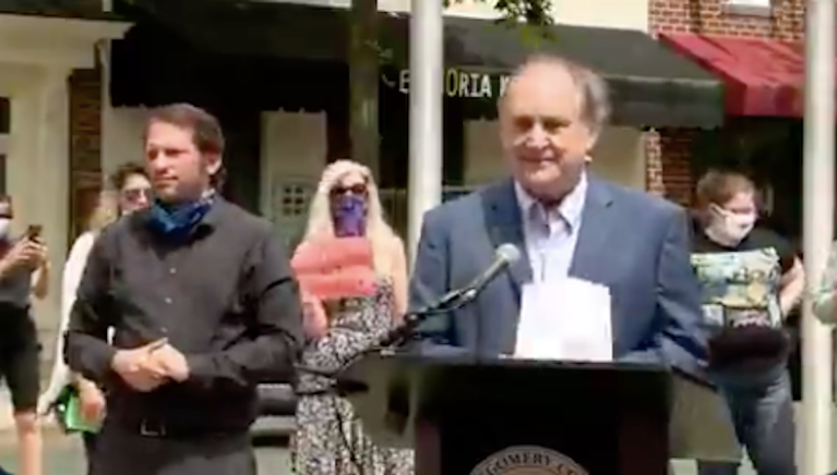 ‘Go to hell’: Hecklers unload on Maryland county official at reopening announcement