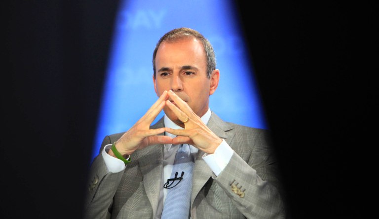 Matt Lauer on the NBC "Today" television program in New York Monday, May 11, 2009. 