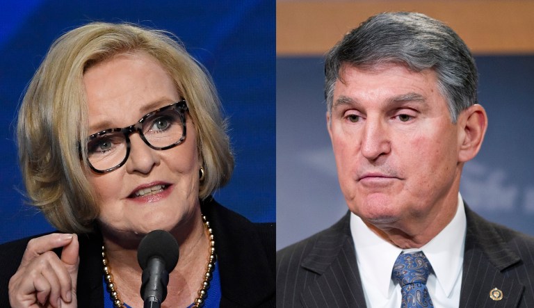 Claire McCaskill and Joe Manchin