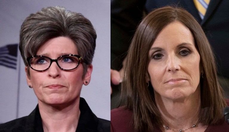 Sens. Joni Ernst and Martha McSally are pictured.