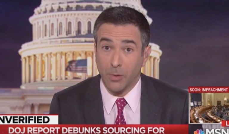 ‘No verification’: MSNBC host blasts Comey for going public with Steele dossier ‘pee tape’ story