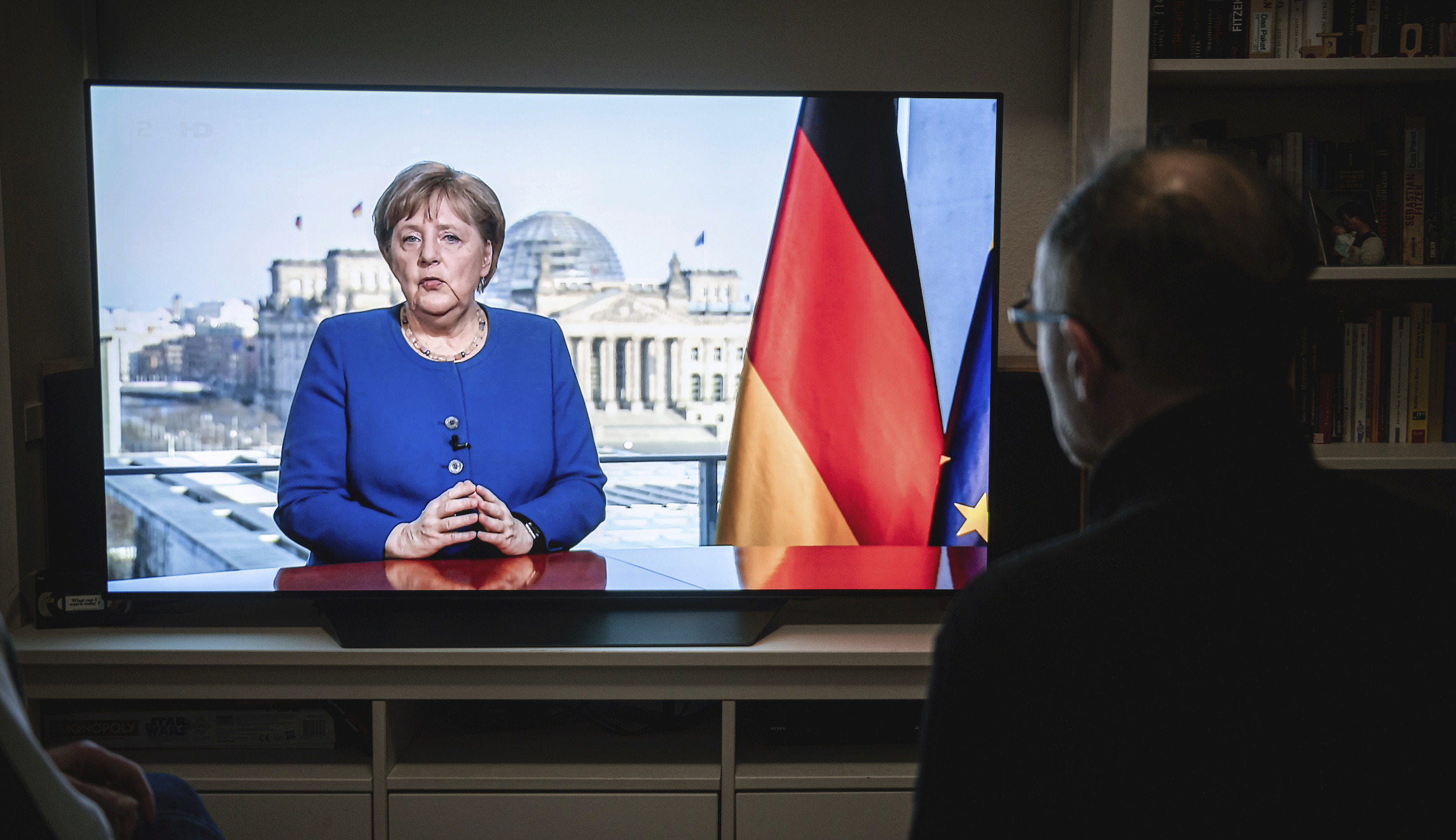 Angela Merkel tests negative in first coronavirus screening