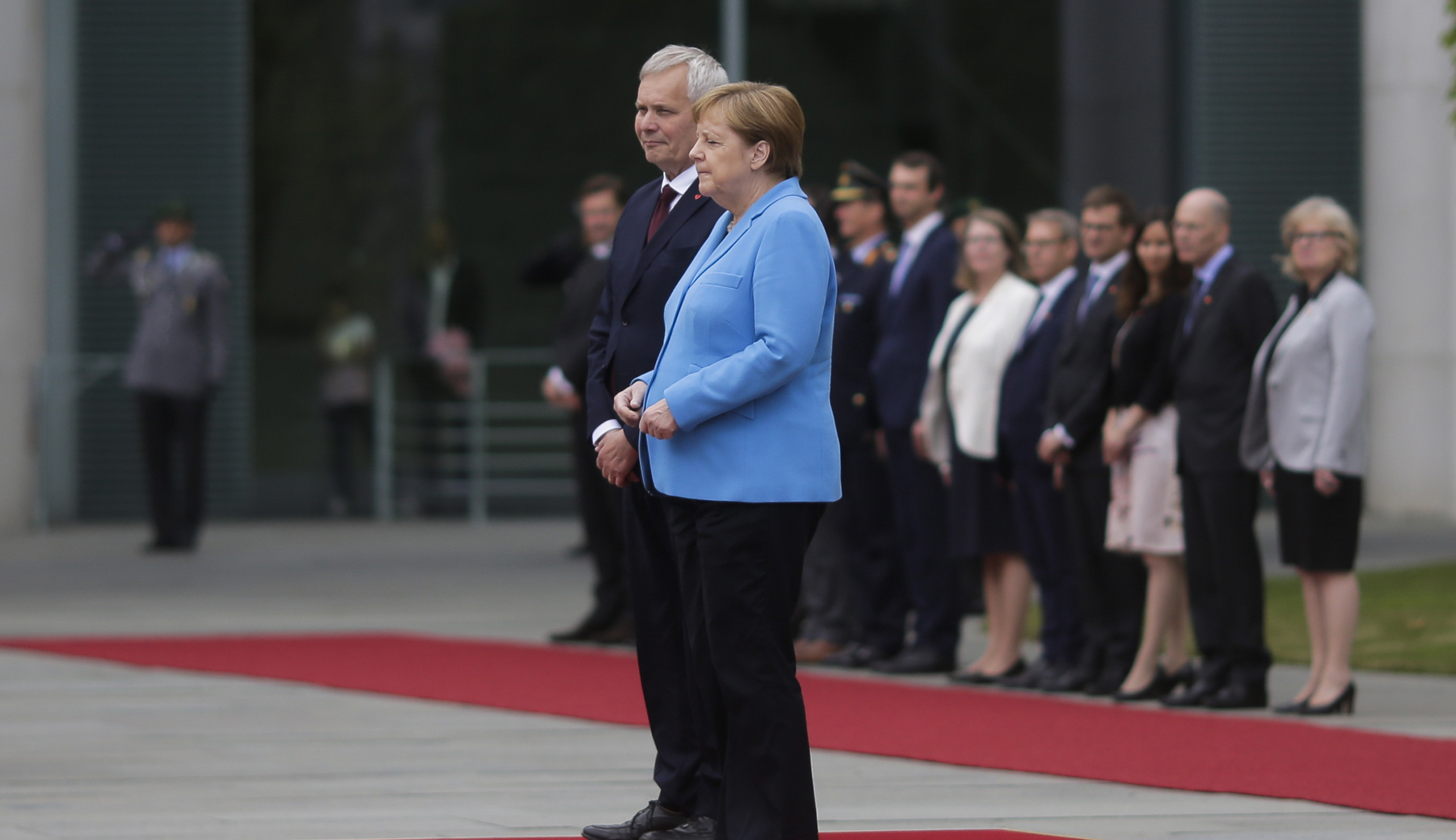 Angela Merkel has third public shaking spell within a month