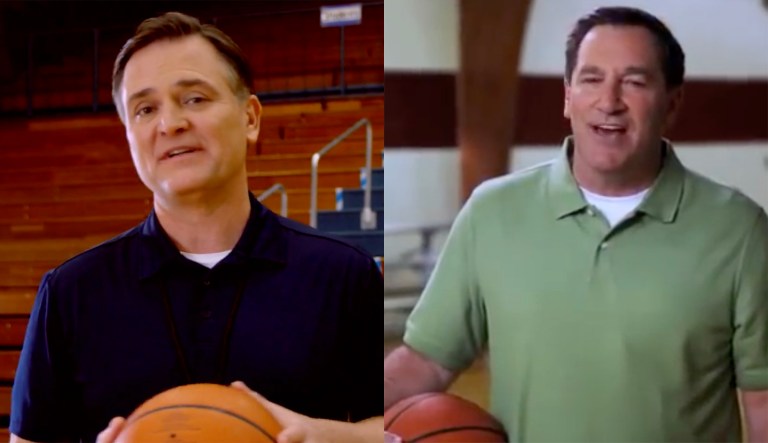 Luke Messer and Joe Donnelly both ran campaign ads featuring a youth basketball theme.