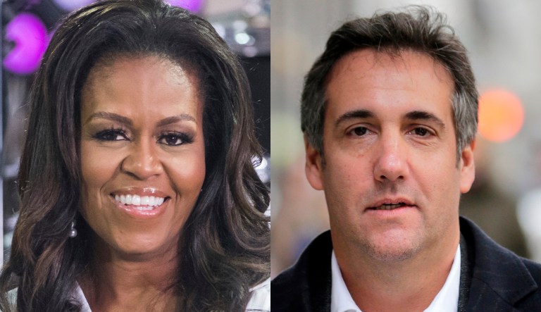 Michelle Obama and Michael Cohen