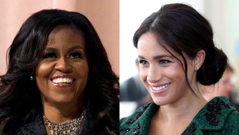 Michelle Obama and Meghan Markle Duchess of Sussex