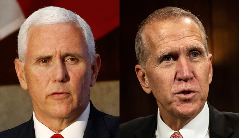Mike Pence and Thom Tillis.