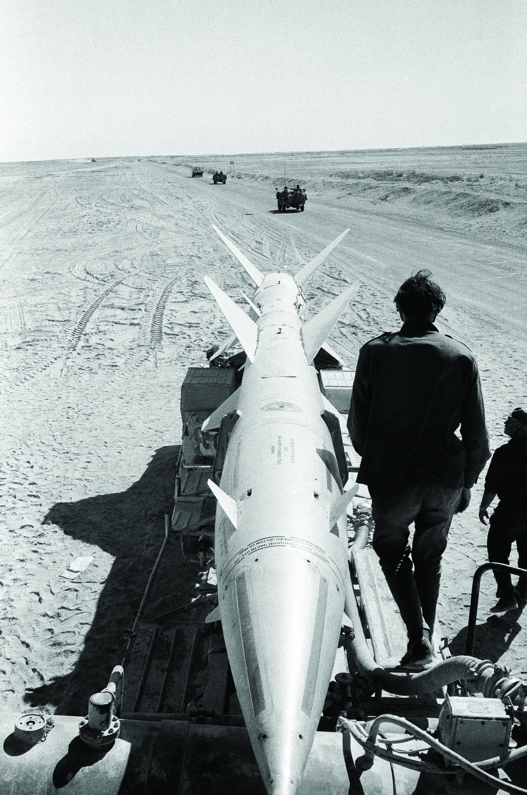 Finned Soviet-Made Missile