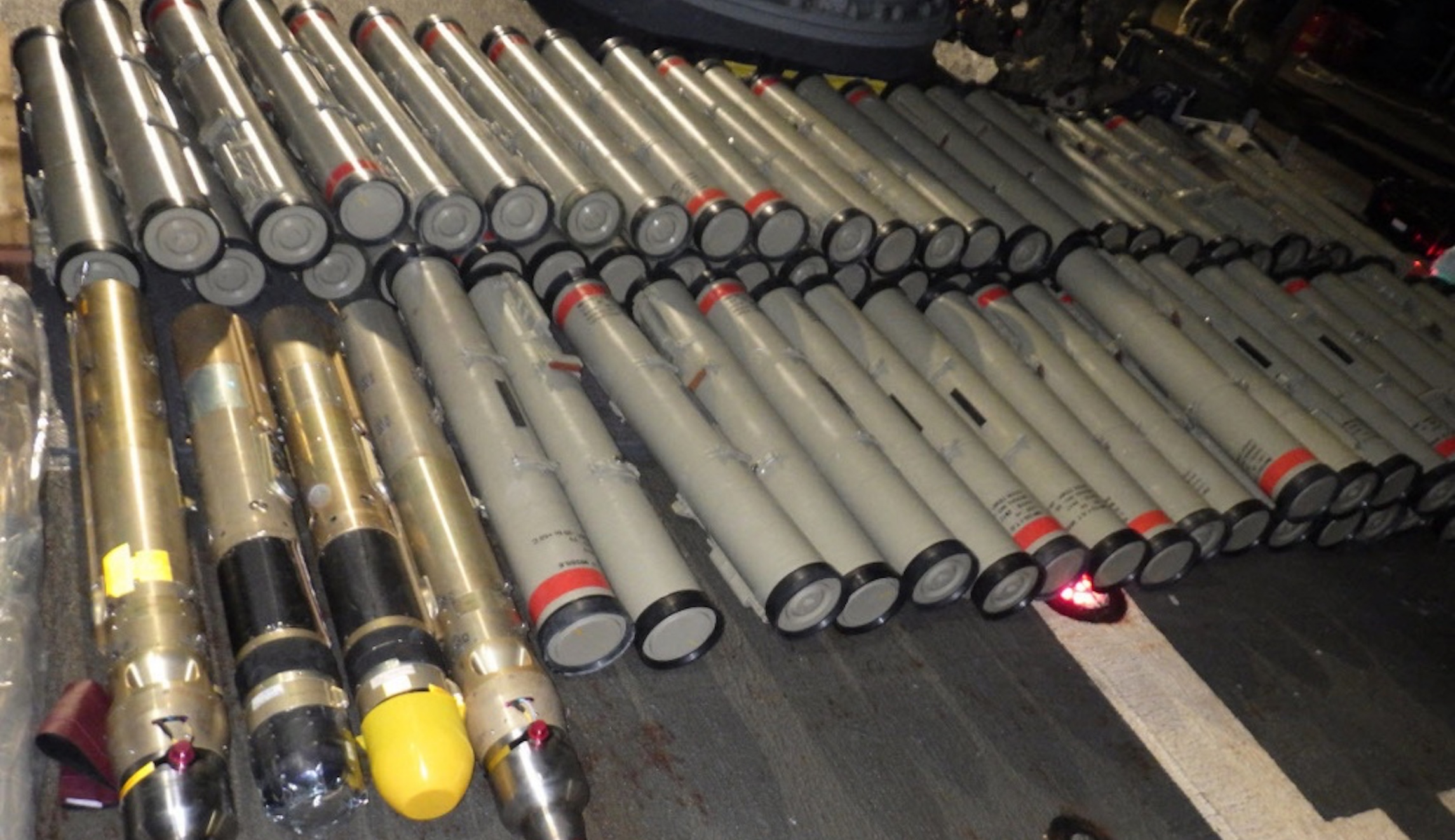 US warship seizes large missile shipment from Iran thought to be bound for Yemen rebels