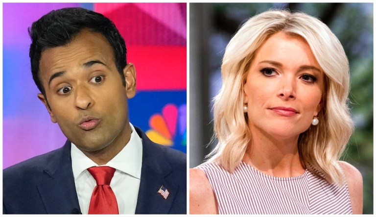 Vivek Ramaswamy and Megyn Kelly.