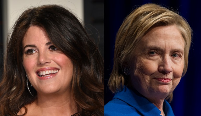Monica Lewinsky and Hillary Clinton