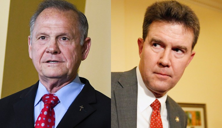 Roy Moore and John Merrill