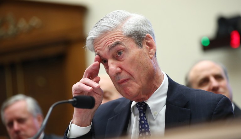 Robert Mueller, former special counsel for the U.S. Department of Justice, listens during a House Judiciary Committee hearing in Washington, D.C., U.S., on Wednesday, July 24, 2019.