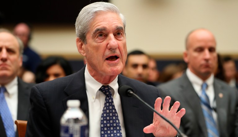 Former special counsel Robert Mueller testifies before the House Judiciary Committee hearing on his report on Russian election interference, on Capitol Hill, in Washington, Wednesday, July 24, 2019.