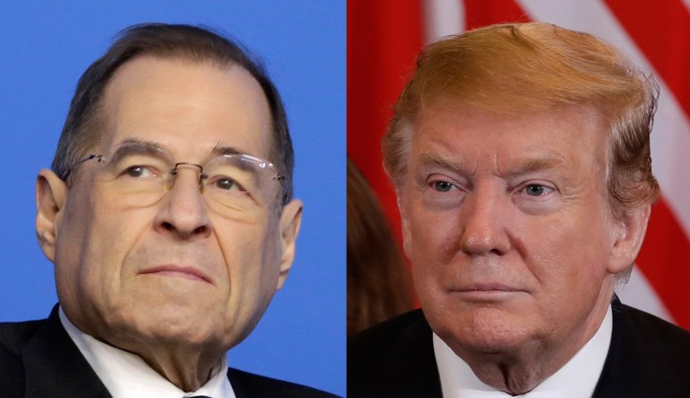 Jerry Nadler and Donald Trump