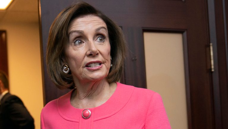Speaker of the House Nancy Pelosi, D-Calif., arrives for a closed-door meeting with her Democratic Caucus prior to a vote that would would authorize lawsuits against Attorney General William Barr and former White House counsel Don McGahn for defying subpoenas pertaining to special counsel Robert Mueller's report, at the Capitol in Washington, Tuesday, June 11, 2019. Barr and McGahn defied the subpoenas on orders from President Donald Trump. 