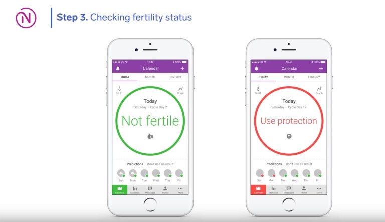 A explanatory video from the Natural Cycles app team is shown.
