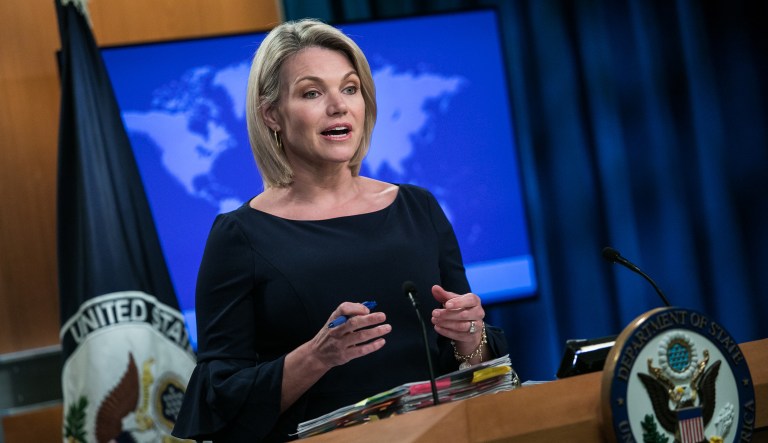 Trump tells advisers Heather Nauert is his top pick to replace Nikki Haley