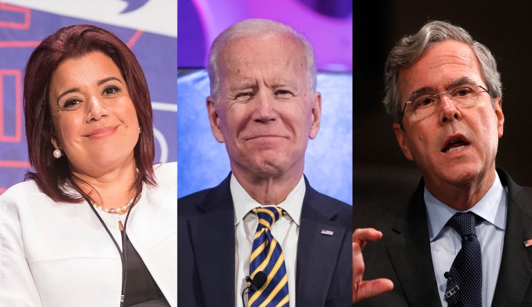 Ana Navarro, Joe Biden, Jeb Bush.