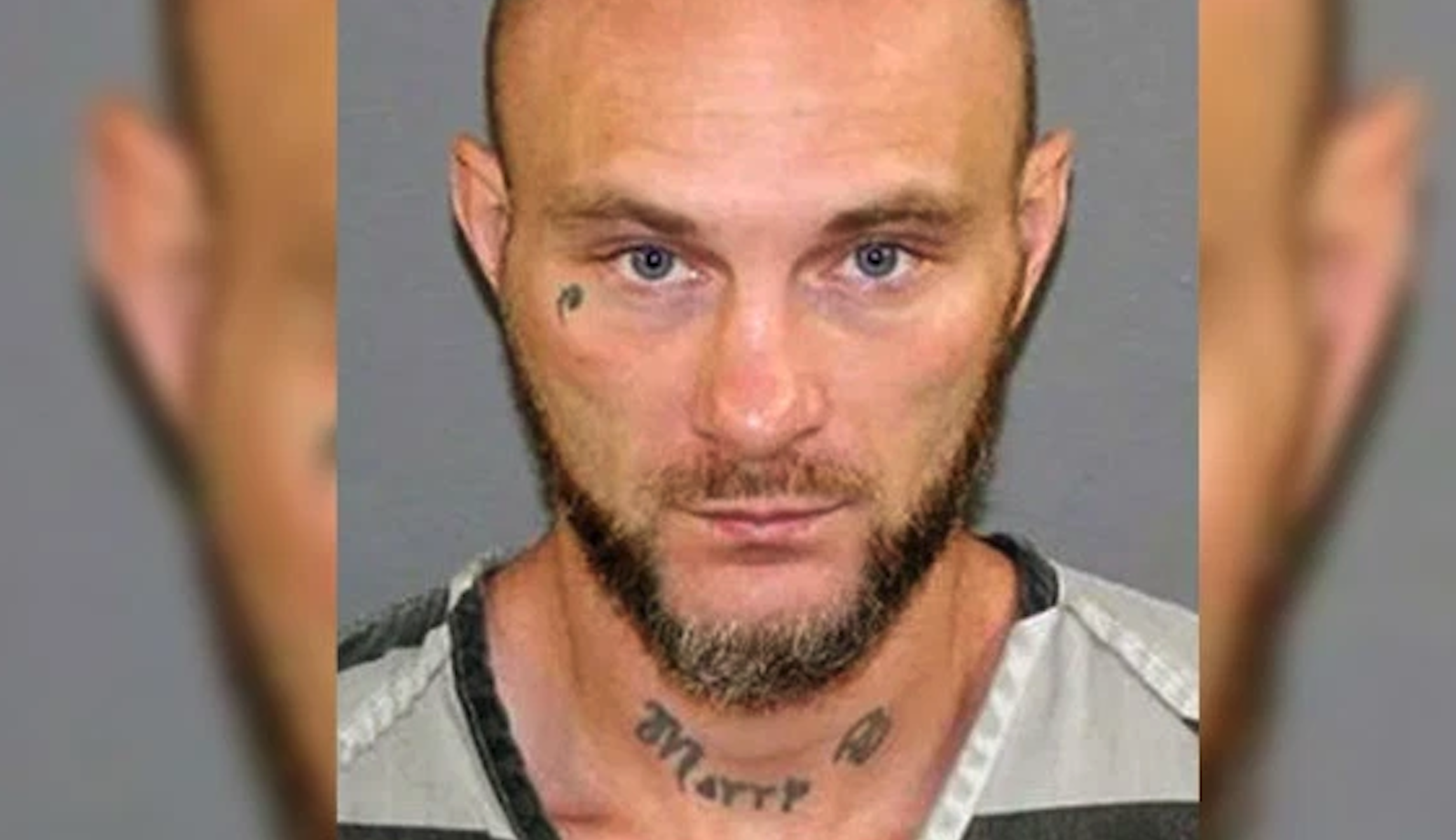 Suspect with name tattooed on neck charged with giving false identity to police