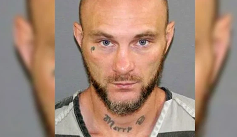 Matthew Bushman's mugshot at the Coles County Jail.