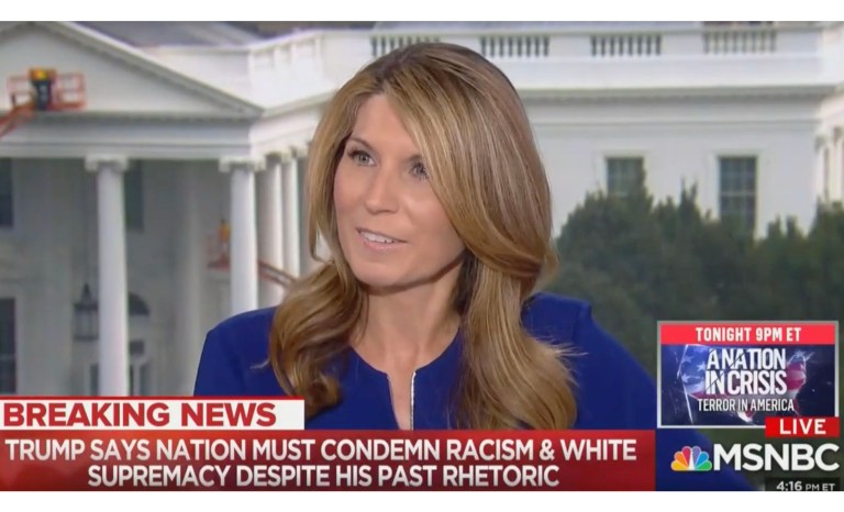 Pictured is Nicolle Wallace.