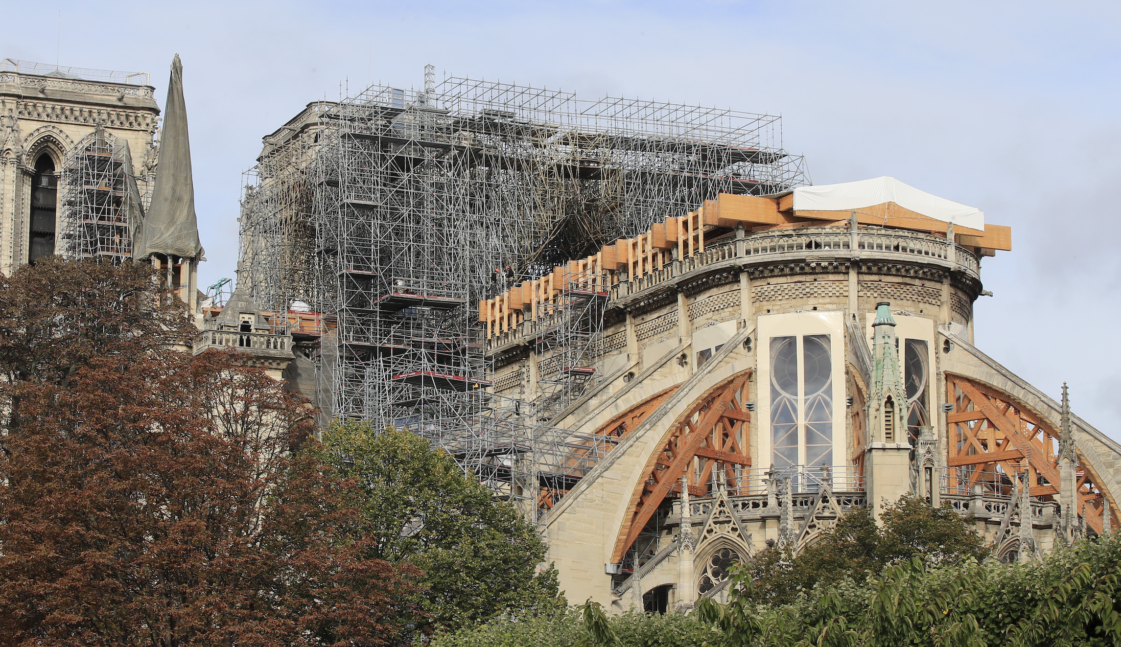 Bell at Notre Dame in Paris tolls on the one-year anniversary of historic fire