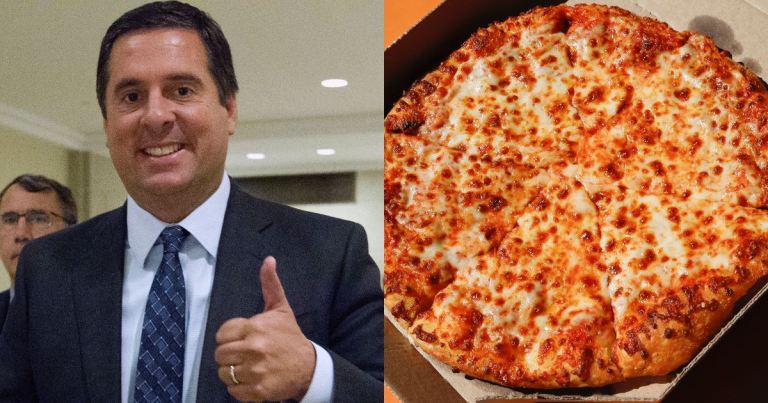 ‘Brave freedom fighters having pizza’: Republicans storming closed hearing order Domino’s